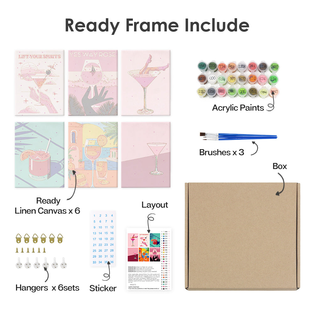 Zmysłowy Blask – Malowanie po numerach