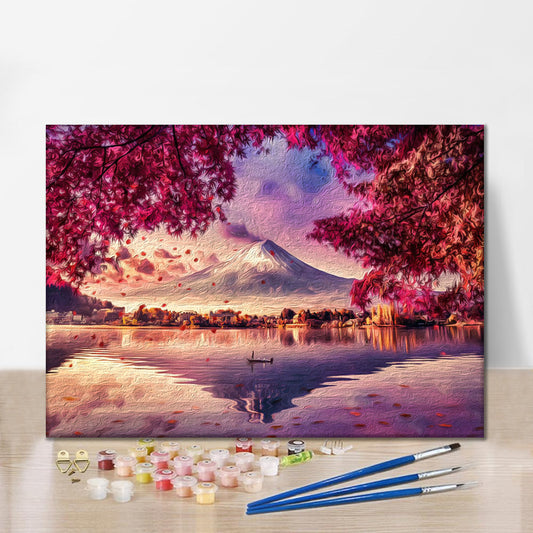 Fuji Fugaku Japonia Honsiu - Malowanie po numerach