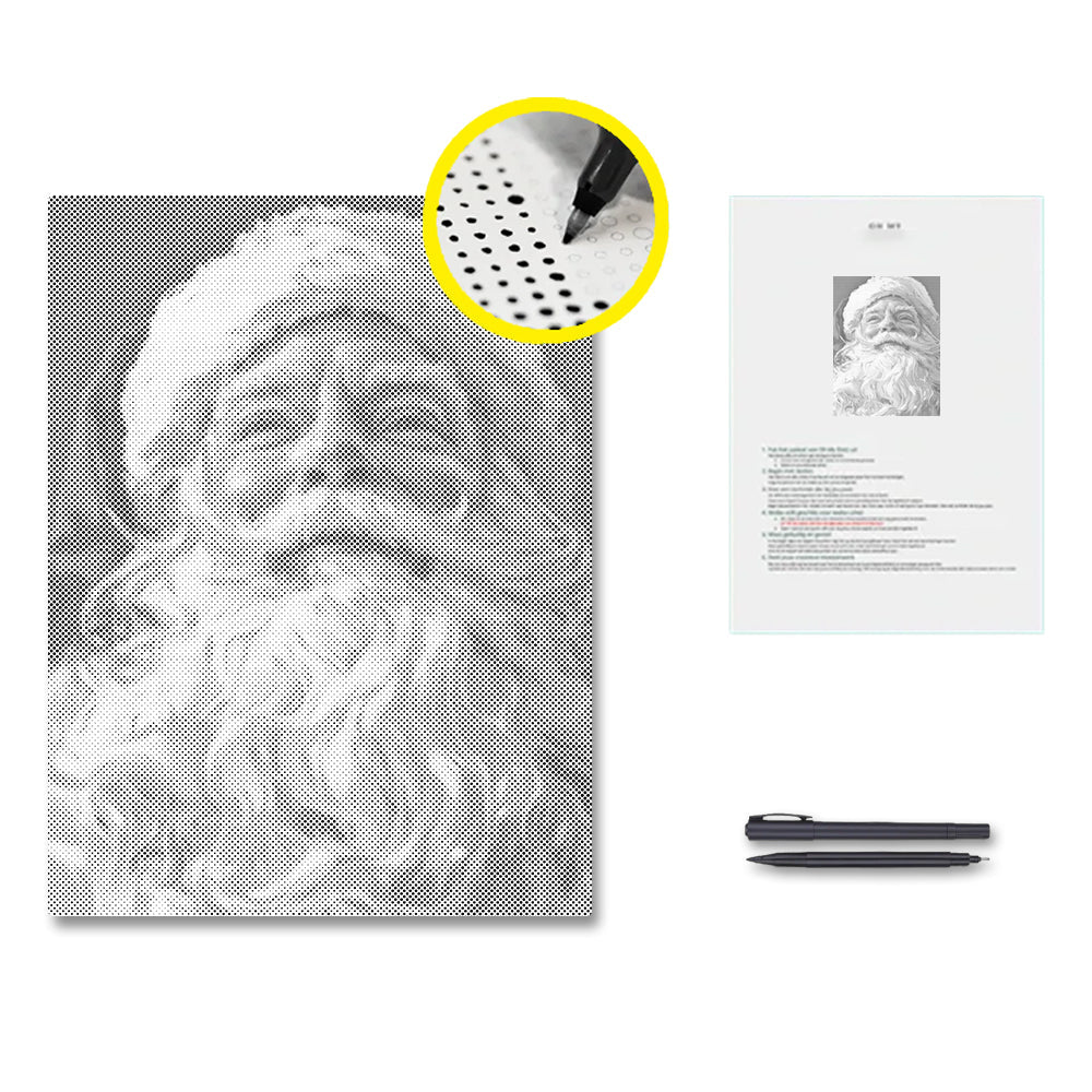 The Kind Santa Claus - Malowanie kropkami