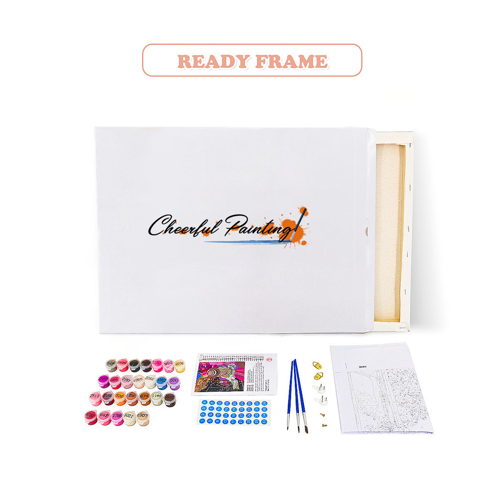 Ostatni dzień - kolorowy balon - Malowanie po numerach