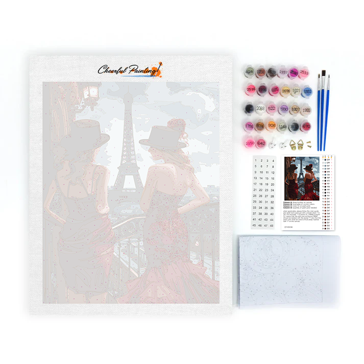 Parisienne - Malowanie po numerach