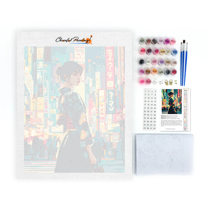Tokyo Nights – Malowanie po numerach