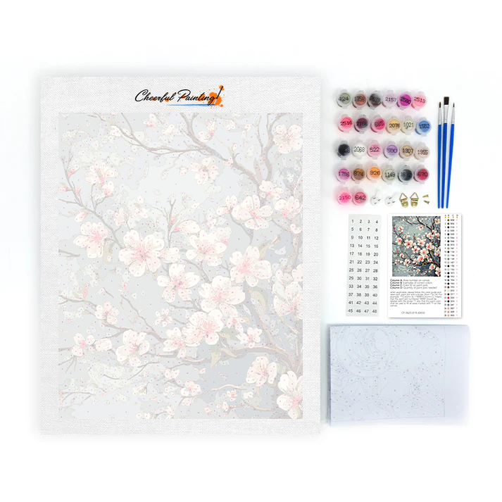 wintersweet - Malowanie po numerach