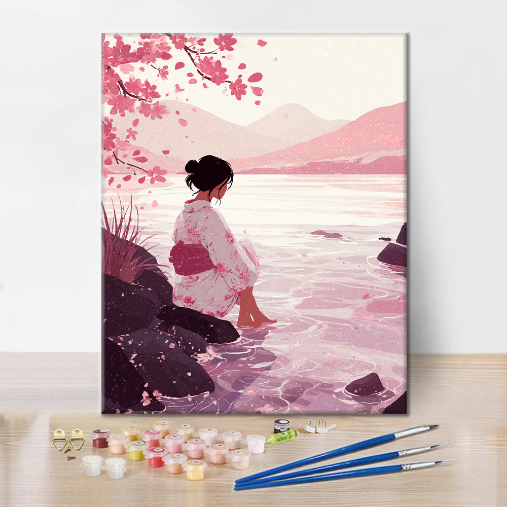 Barefoot Blossom – Malowanie po numerach