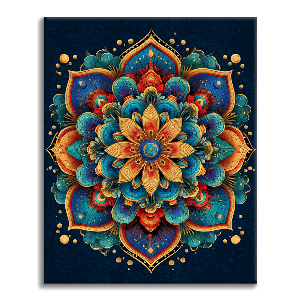 Glory Mandala - Malowanie po numerach