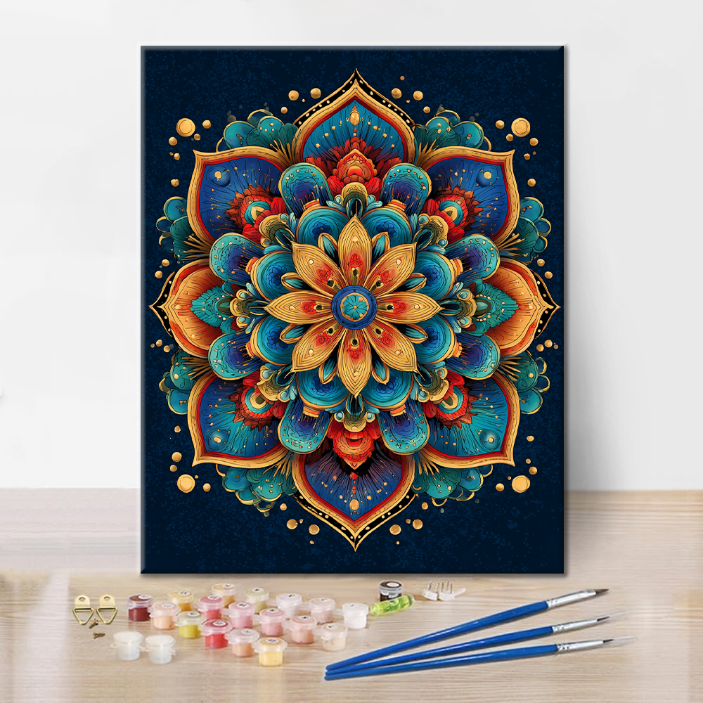 Glory Mandala - Malowanie po numerach