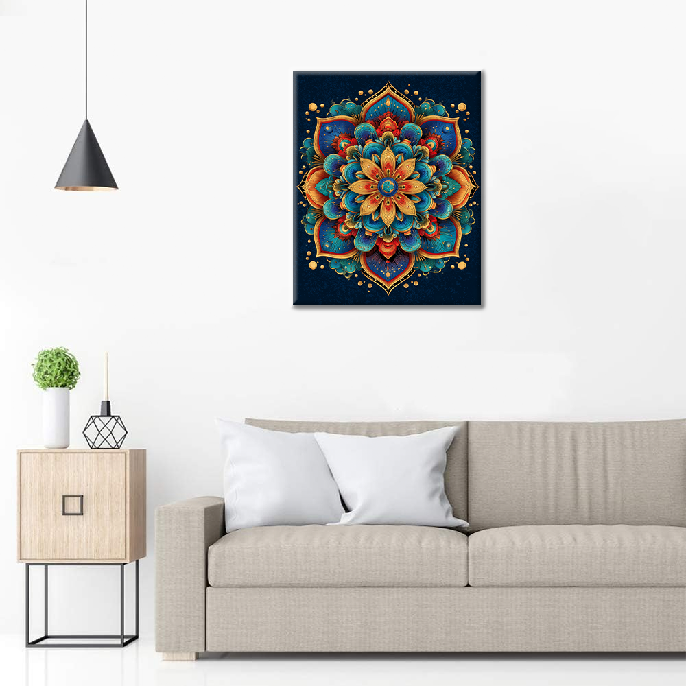 Glory Mandala - Malowanie po numerach