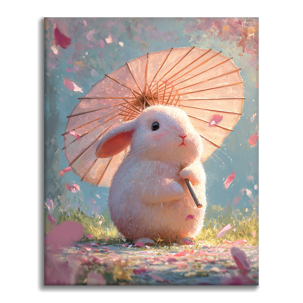 Bunny Blossom - Malowanie po numerach