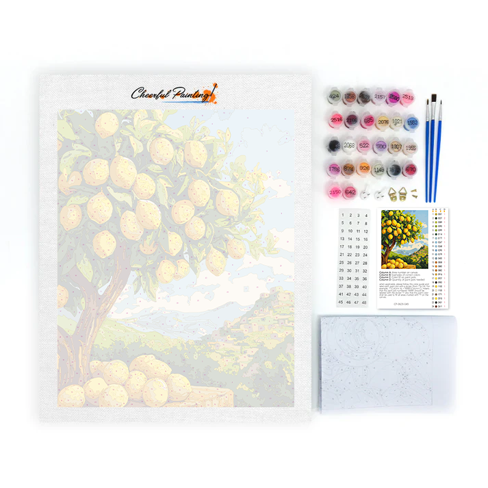 Lemon Tree - Malowanie po numerach