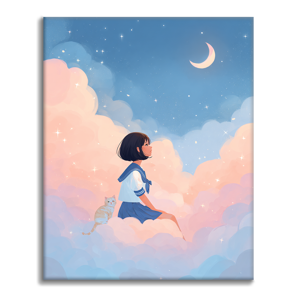 Moonlit Dreams – Malowanie po numerach