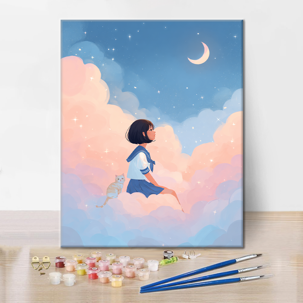 Moonlit Dreams – Malowanie po numerach