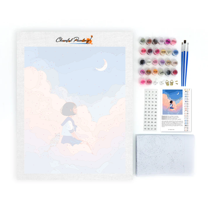 Moonlit Dreams – Malowanie po numerach