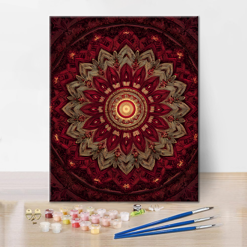 Celestial Mandala - Malowanie po numerach