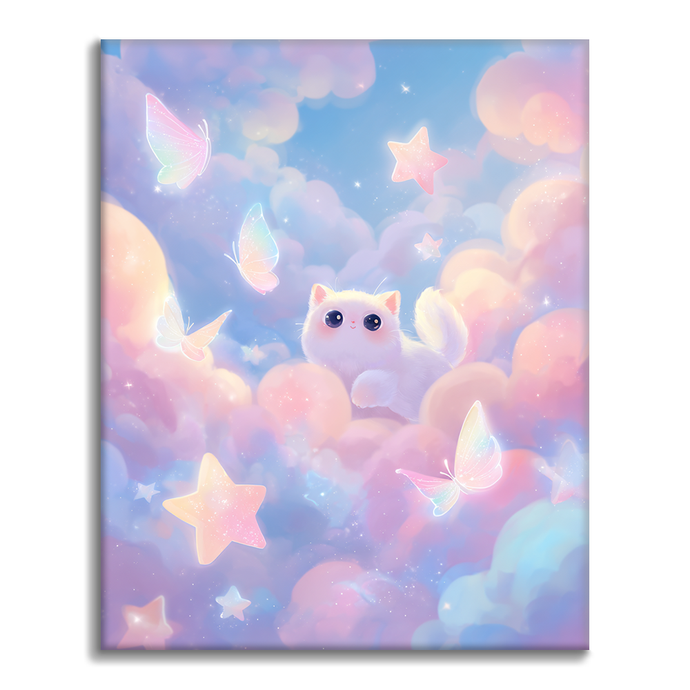 Starlit Paws – Malowanie po numerach