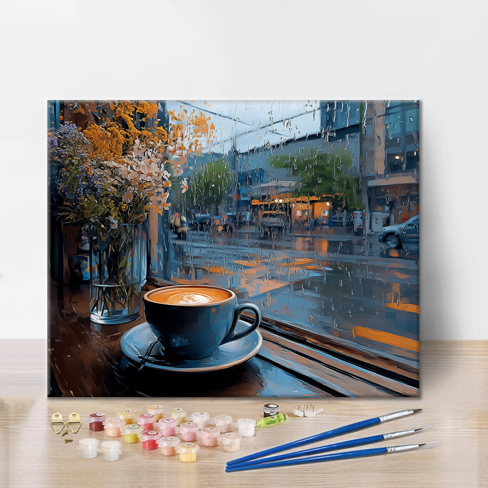 Kawiarnia Rainy Day – Malowanie po numerach