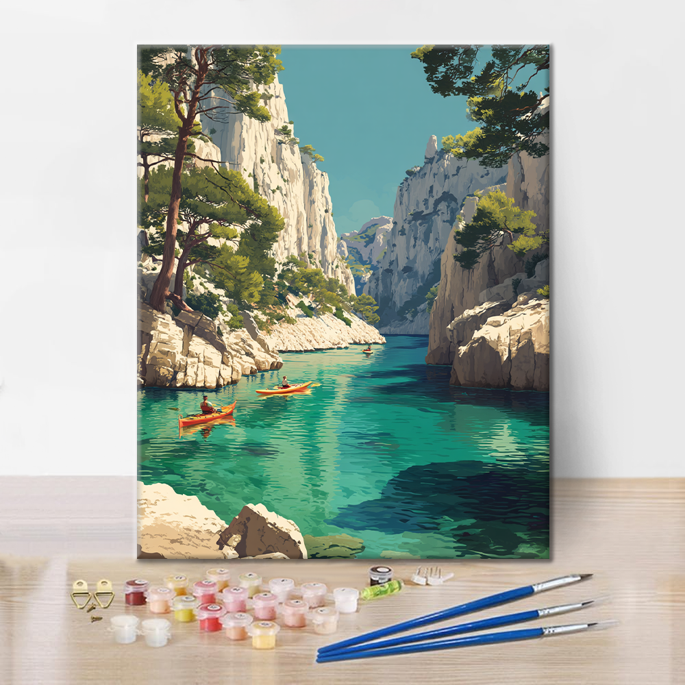 Calanques of Cassis – malowanie po numerach