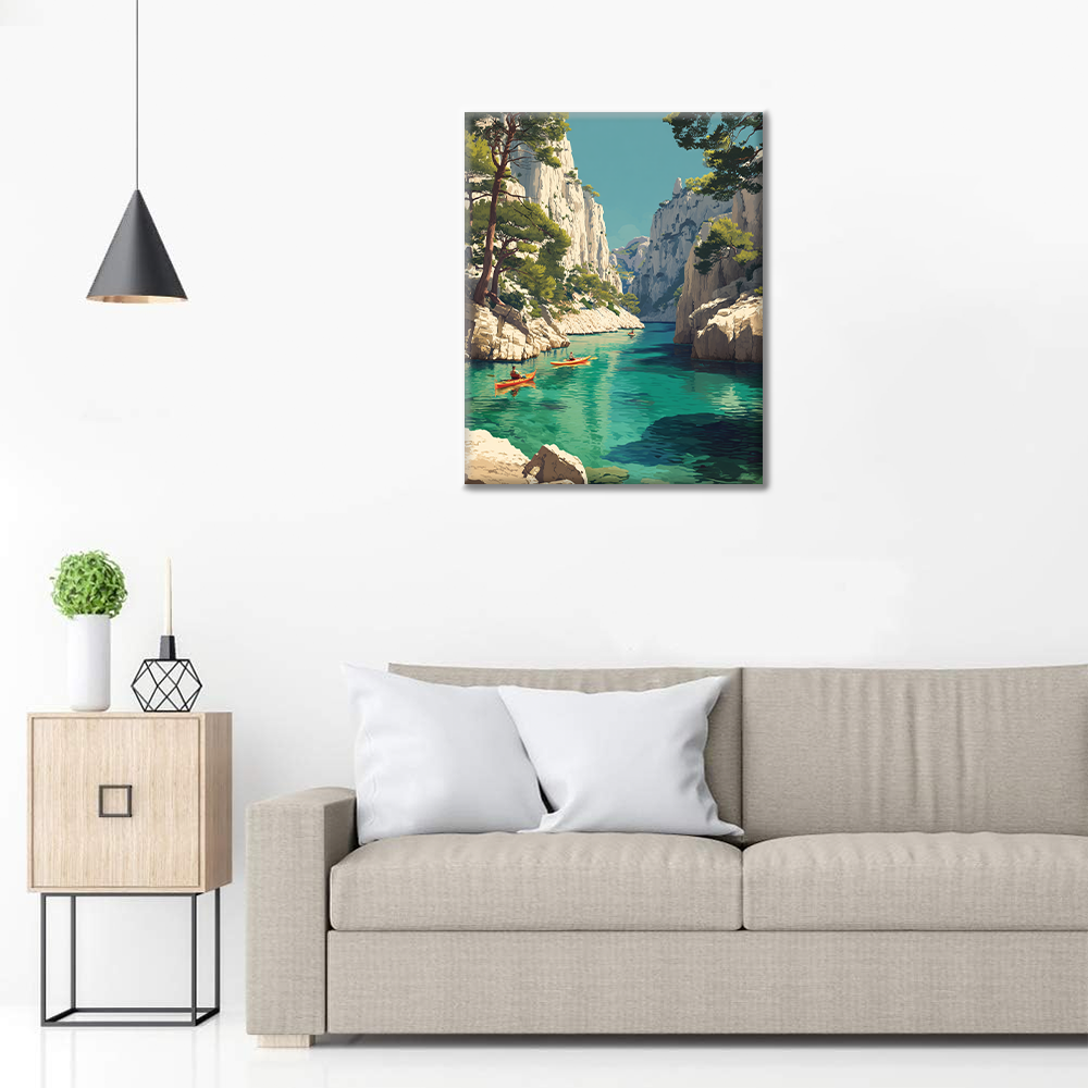 Calanques of Cassis – malowanie po numerach