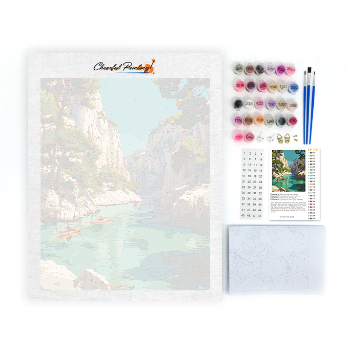 Calanques of Cassis – malowanie po numerach