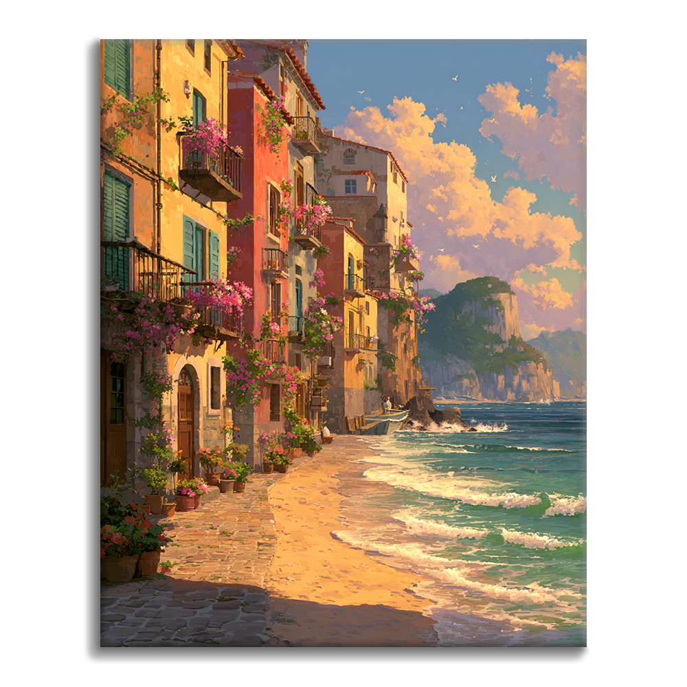 Sunset Shores – Malowanie po numerach