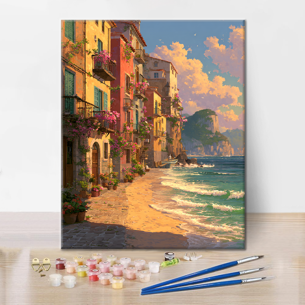 Sunset Shores – Malowanie po numerach