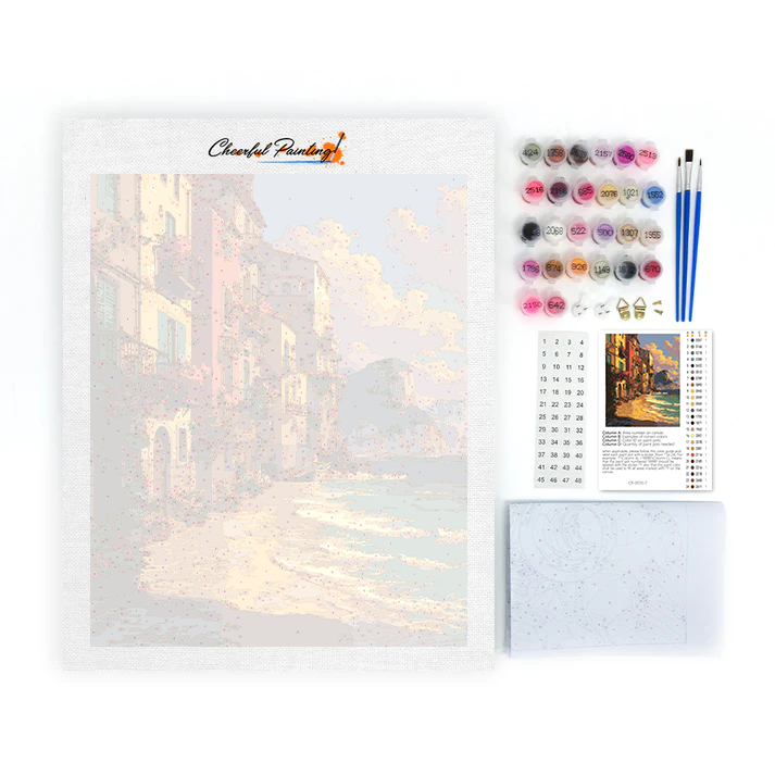 Sunset Shores – Malowanie po numerach