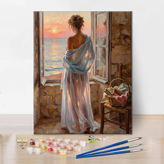 Poranna zaduma – Malowanie po numerach