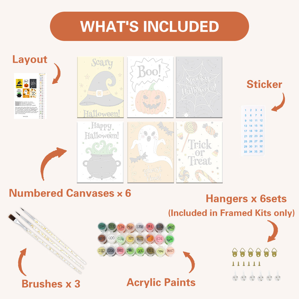 Plakaty typograficzne na Halloween