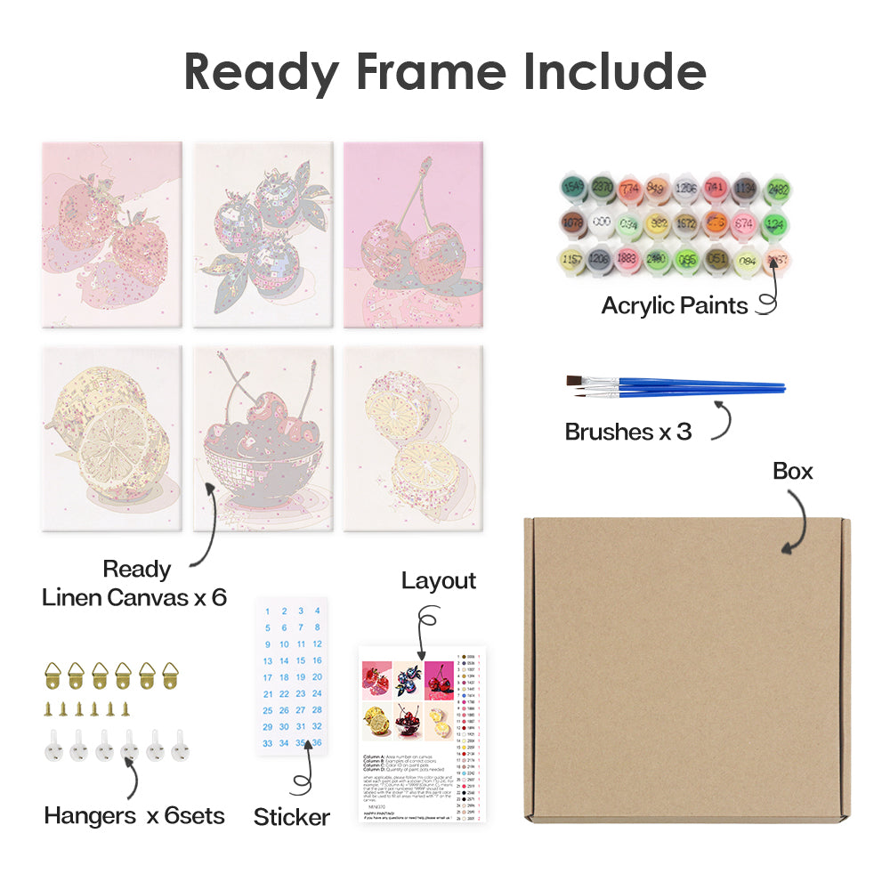 Świetlisty Owoc – Malowanie po numerach