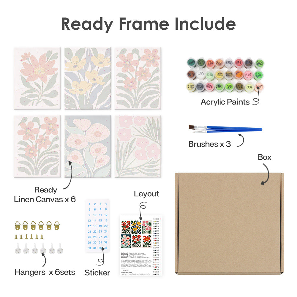 Botaniczna Kapryśność – Malowanie po numerach