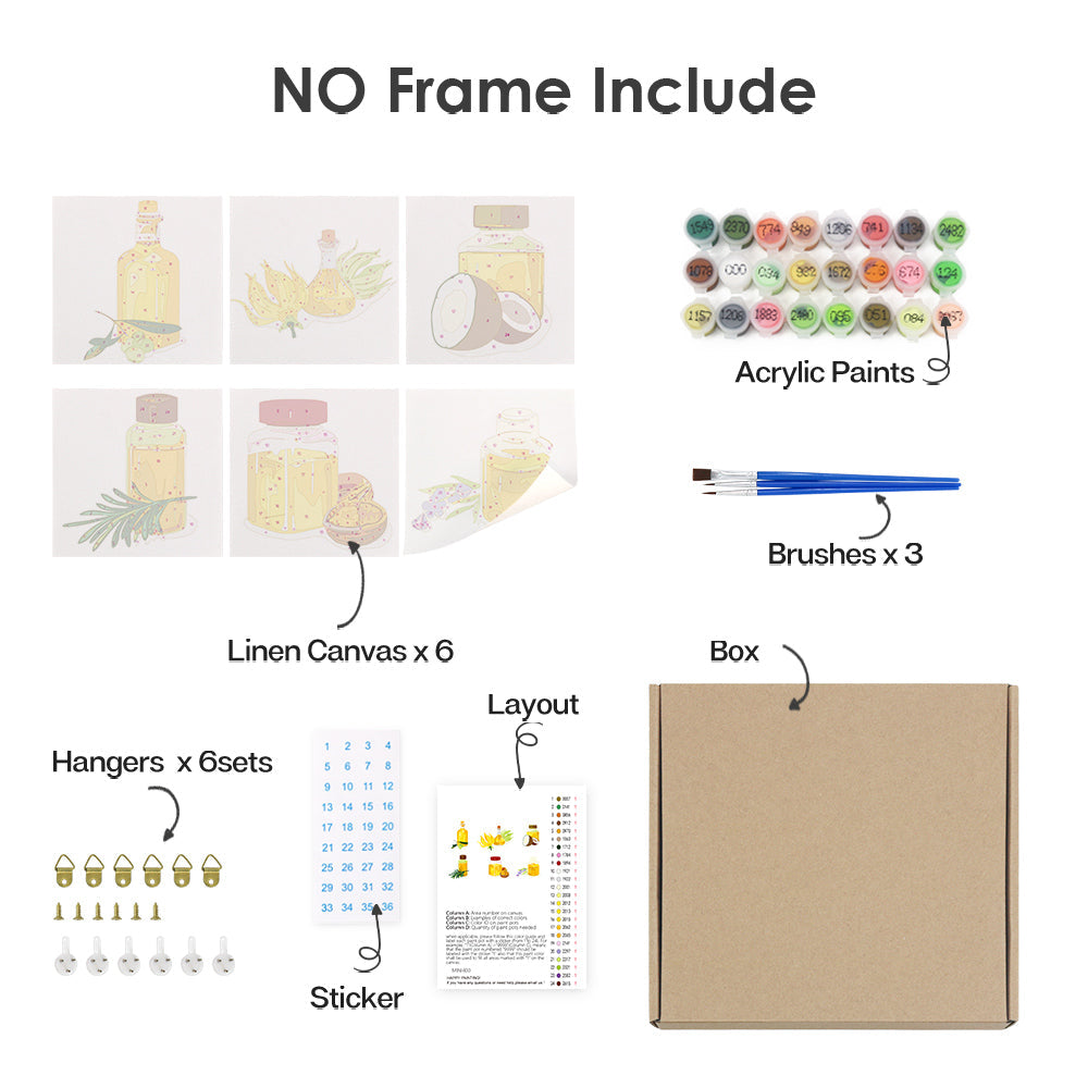 Letni Nektar – Malowanie po numerach