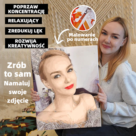 Maluj własne zdjęcie - Malowanie po numerach
