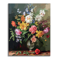 Zestaw Kwitnący kwiat - Malowanie po numerach - Cheerful Painting