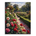 Zestaw Ogród Różany - Malowanie po numerach - Cheerful Painting