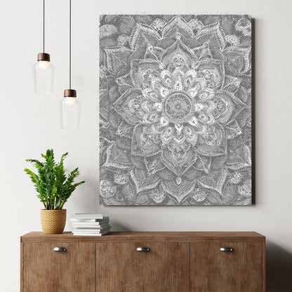Rainbow Flower Mandala - Malowanie kropkami