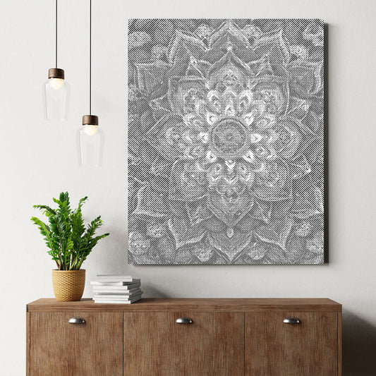 Rainbow Flower Mandala - Malowanie kropkami