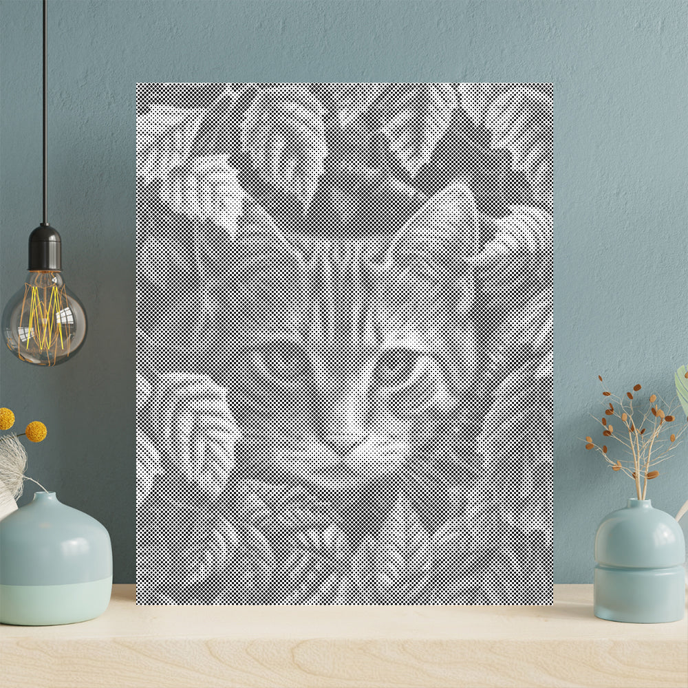 Leaves and Cat - Malowanie kropkami
