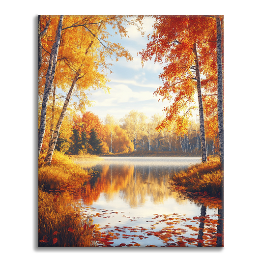 Autumn Forest - Malowanie po numerach
