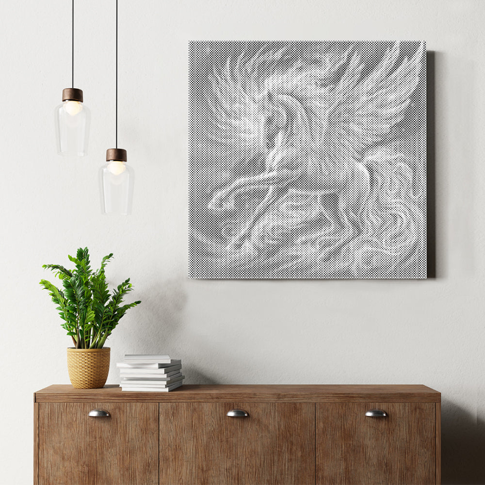 Pegasus With Glowing - Malowanie kropkami