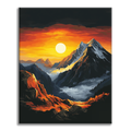 Zestaw At Summit of Clouds and Mist - Malowanie po numerach - Cheerful Painting