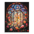 Zestaw Kwiatowe Okno - Malowanie po numerach - Cheerful Painting