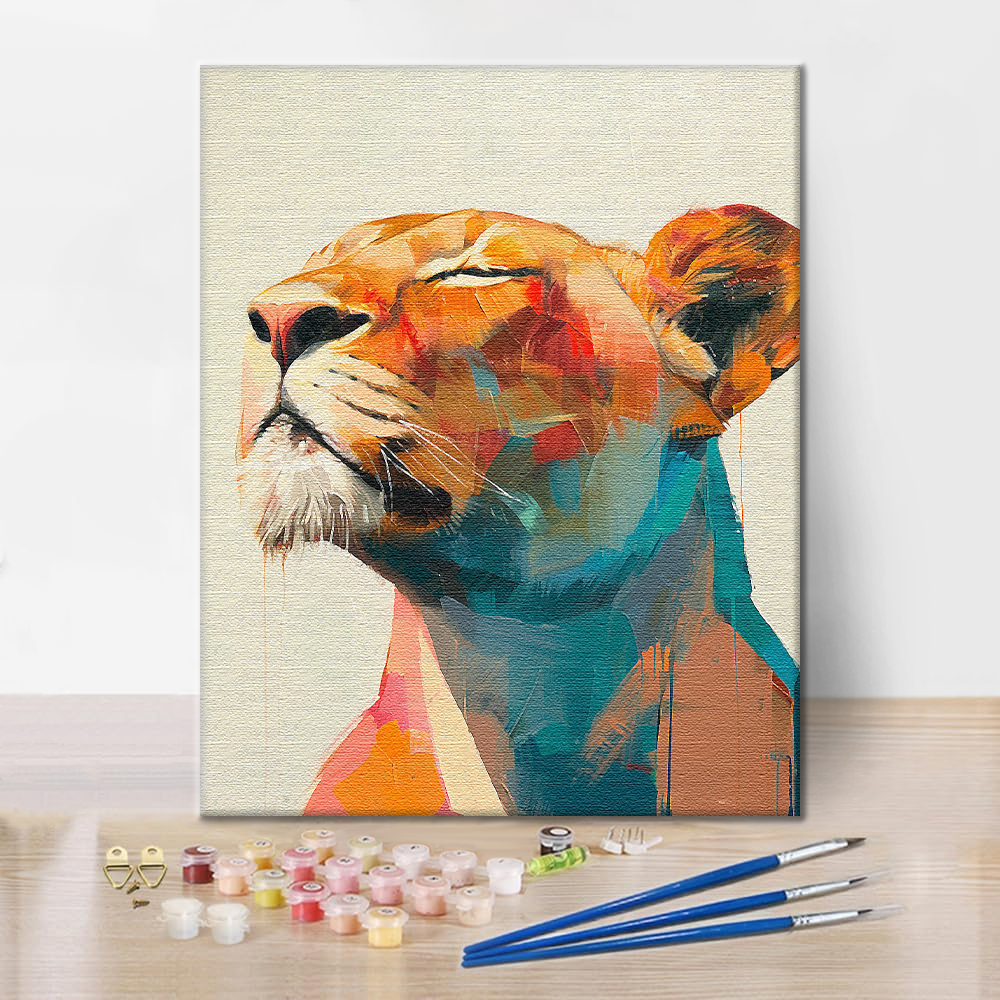 Kolorowa Oda do dziczy - Malowanie po numerach