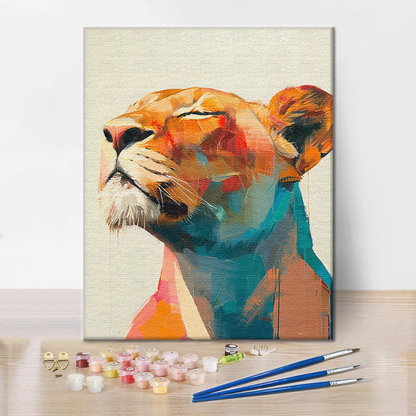 Kolorowa Oda do dziczy - Malowanie po numerach