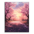 Zestaw Kładka Sakura - Malowanie po numerach - Cheerful Painting