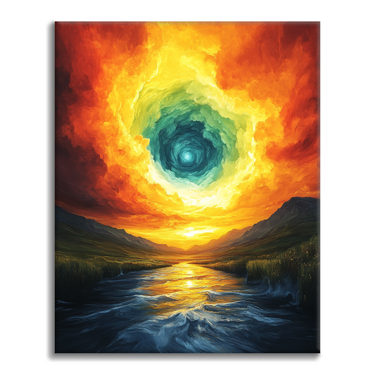 Tunel czasoprzestrzenny - Malowanie po numerach