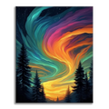 Zestaw Kolorowa galaktyka wirowa - Malowanie po numerach - Cheerful Painting