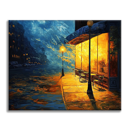 The Dusky Streets at Midnight - Malowanie po numerach