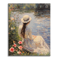 Zestaw Pani Jeziora — malowanie po numerach - Cheerful Painting
