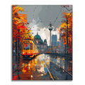 Zestaw Berlin - Malowanie po Numerach - Cheerful Painting
