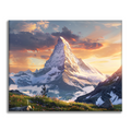 Zestaw Matterhorn - Malowanie po numerach - Cheerful Painting