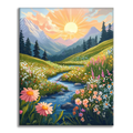 Zestaw Spring Valley - Malowanie po numerach - Cheerful Painting